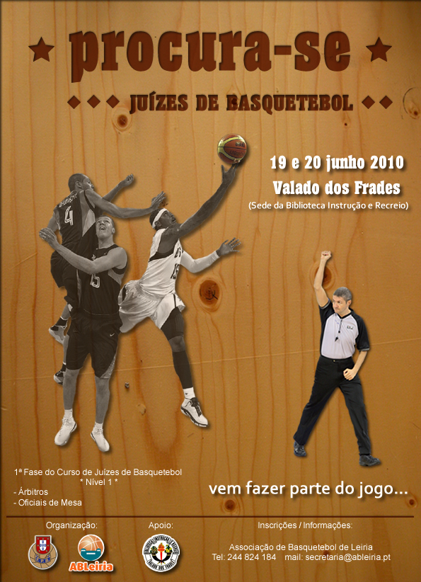 OPORTUNIDADE – Curso de Formação de Árbitros de Basquete