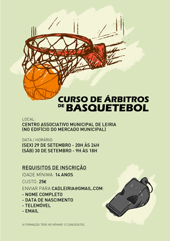 Curso de Formação de Árbitros de Basquetebol