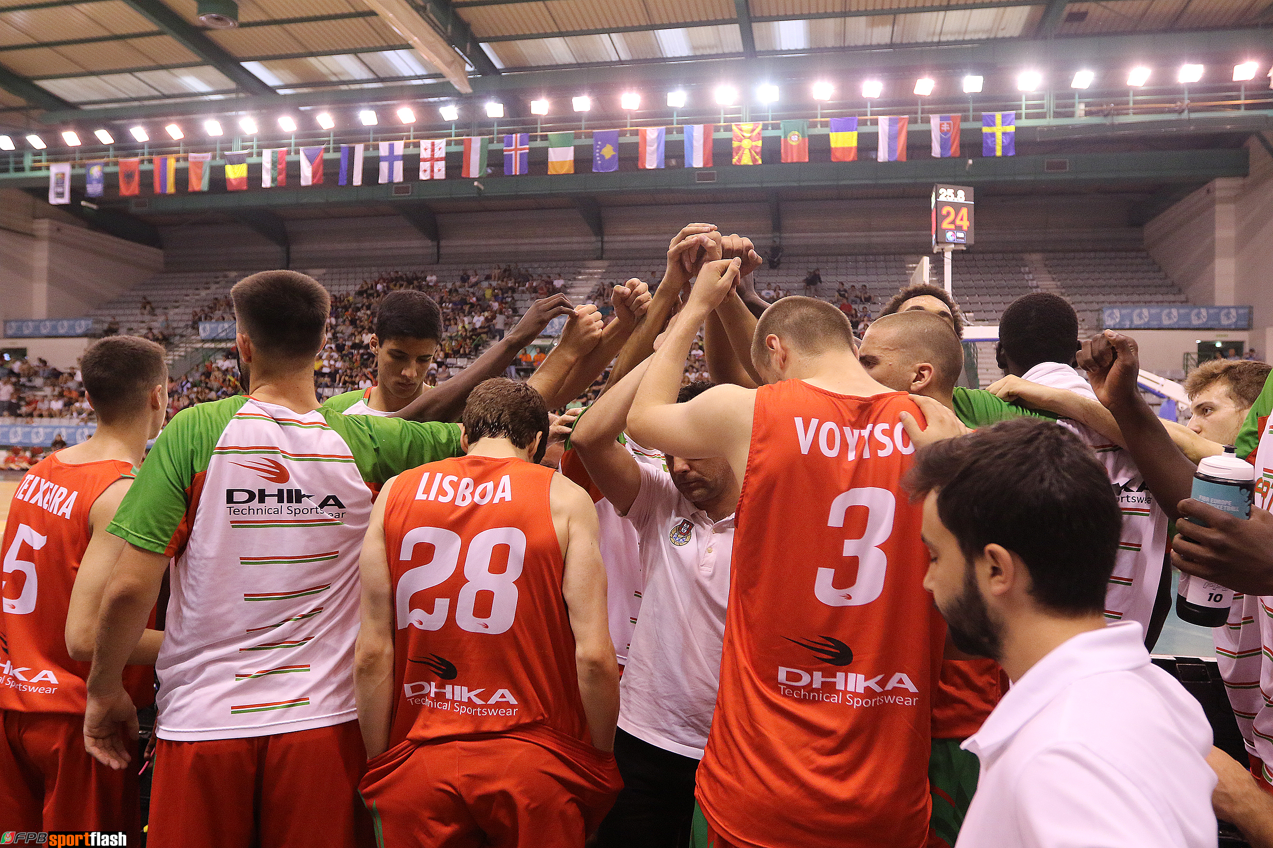 Seleção Nacional de basquetebol defronta hoje a Eslováquia e